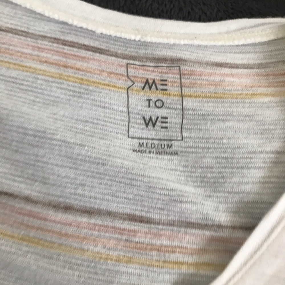 Pacsun MeToWe Striped Crop Top